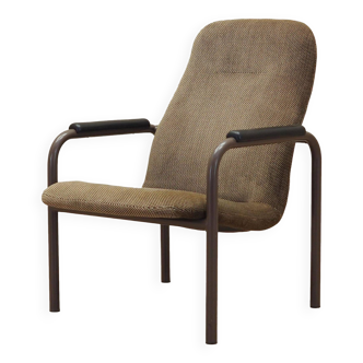 Fauteuil marron, design danois, années 1960, production : Danemark