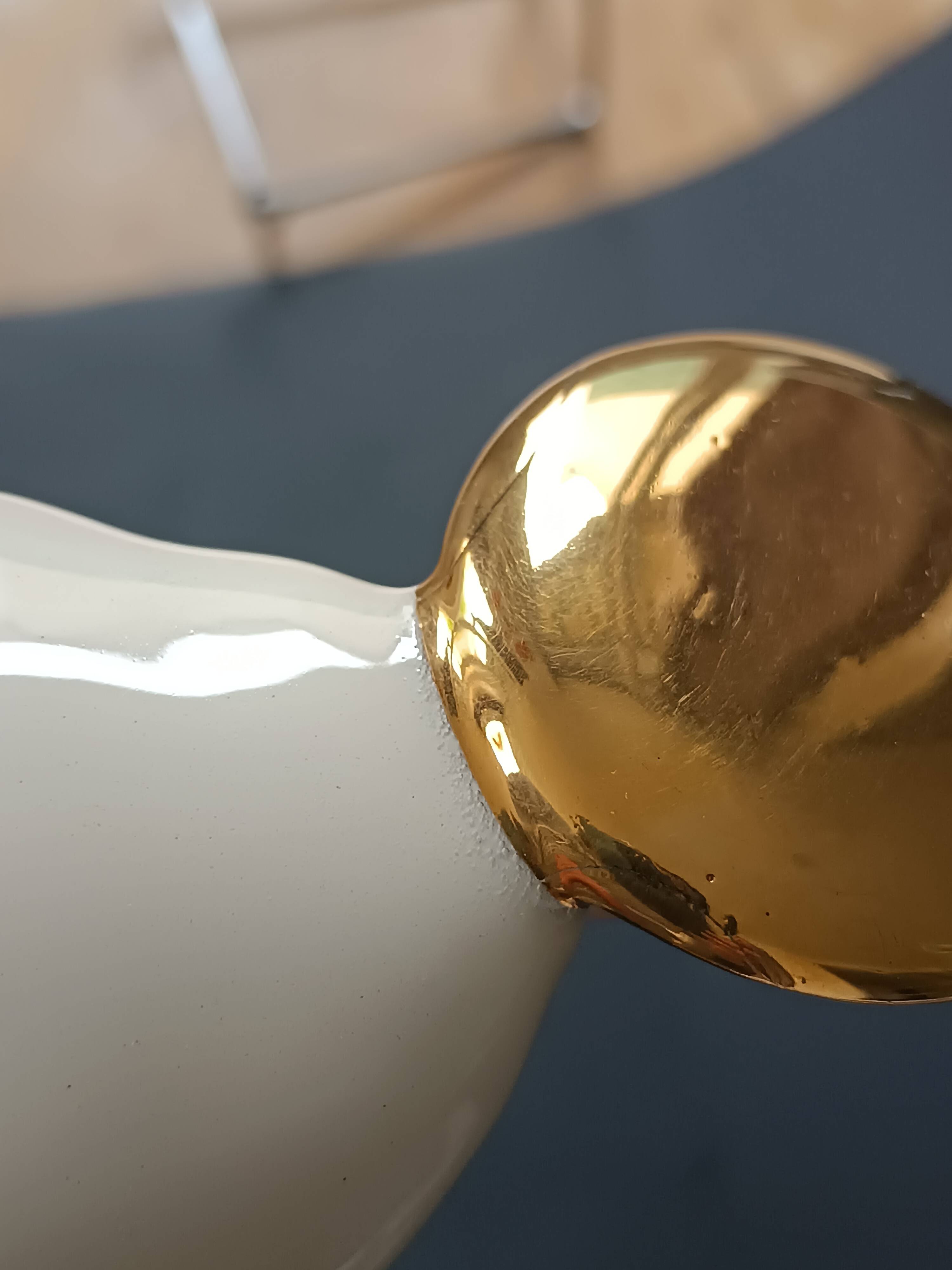 Faience statue from Desvres, communion angel by Gabriel Fourmaintraux.