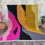 Tapis beni ouraine fait main traditionnelle taille 150 x 250 cm