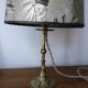 Lampe à poser pied laiton