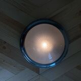 Wall light ceiling light thick glass chrome metal support