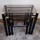 Yves Boutboul 70' tempered glass nesting tables
