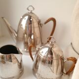 Coffee maker, milk pot and sugar bowl set