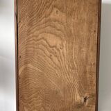 Small Walnut and Cherry Wood Cabinet with Drawer