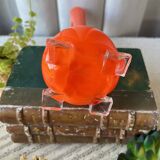 Orange opaline soliflore vase
