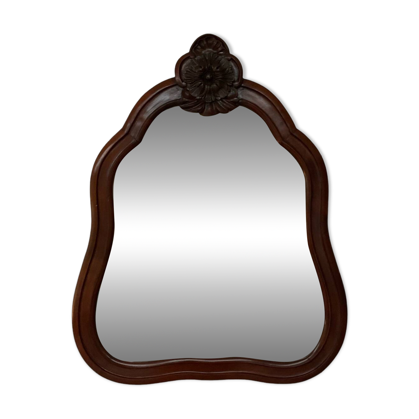 Rococo mahogany mirror
