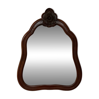 Miroir Rococo en acajou