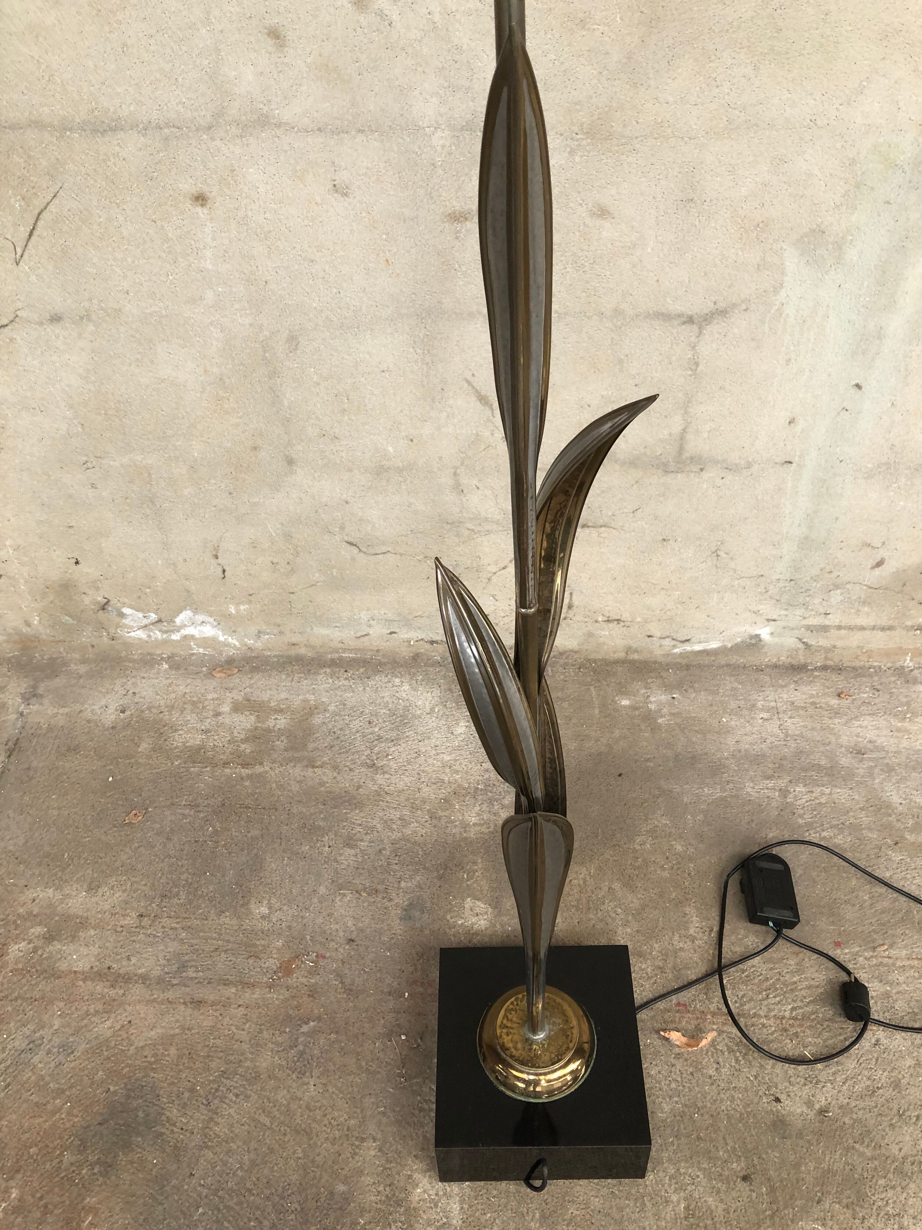 floral floor lamp of the 70s isabelle and richard faure