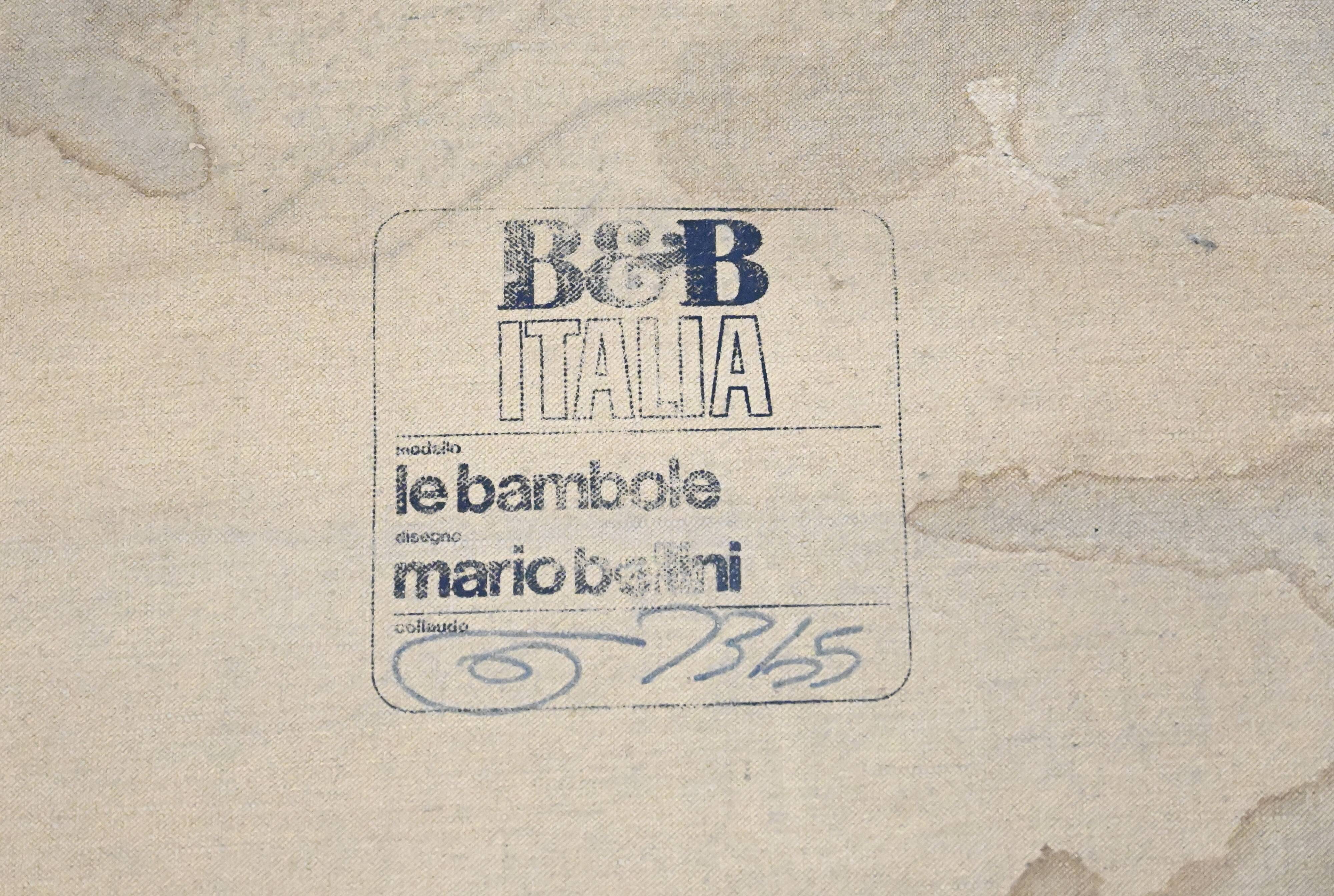Modular canapé "Le Bambole" by Mario Bellini for B&B Italia, 1970s