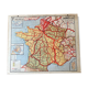 Old school map No.7/7bis France / Vidal-Lablache Railways - Armand Colin