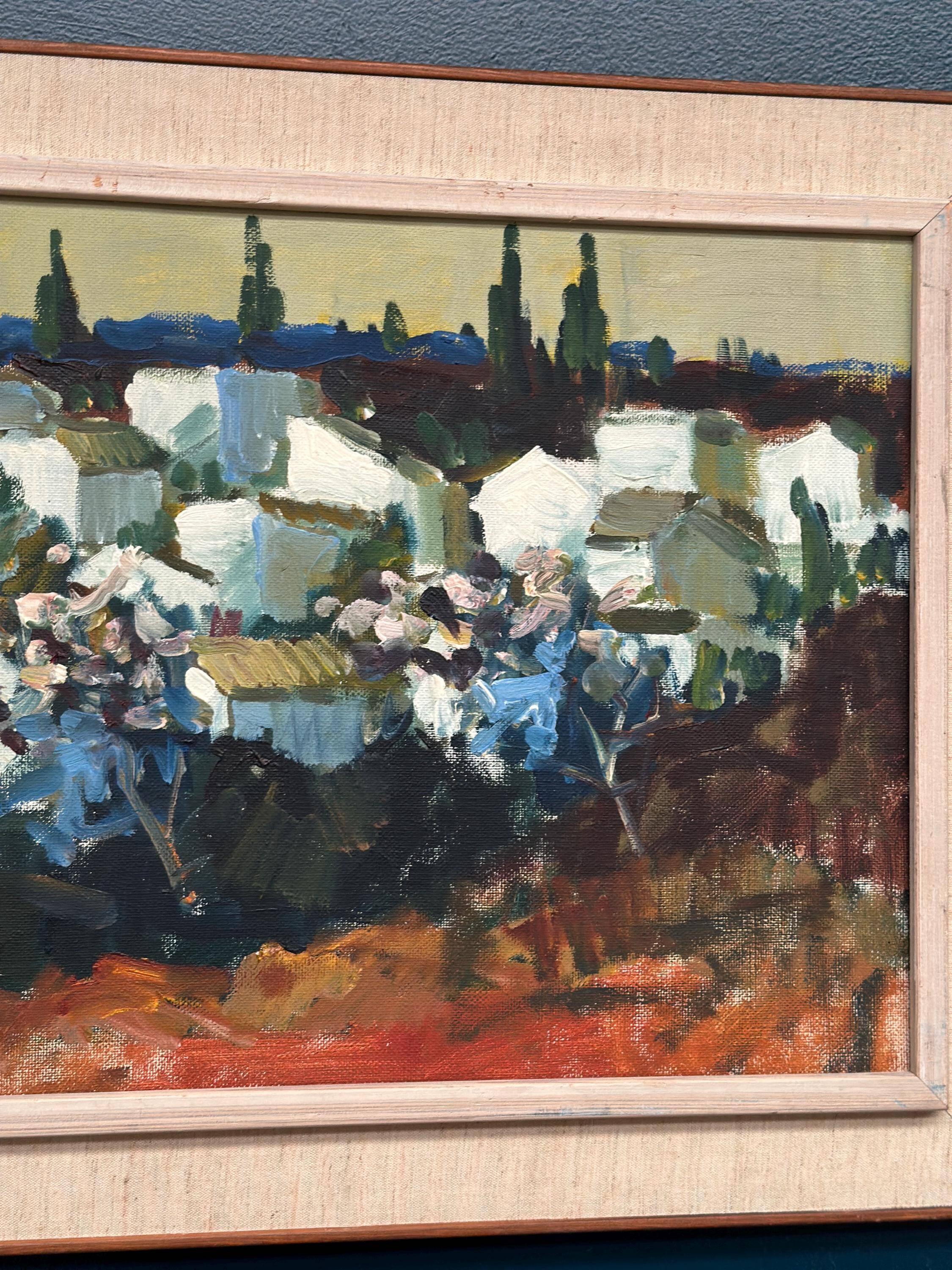 Swedish Oil on Canvas – “Almuñécar, Spain – Andalusia” by Tage Gavik