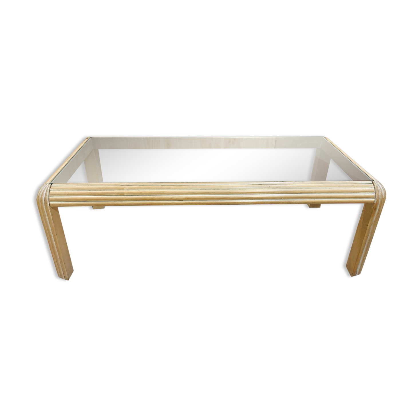 Glass coffee table from the 80, Ligne Roset