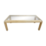 Glass coffee table from the 80, Ligne Roset