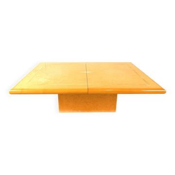 Vintage hidden bar coffee table by Eric Maville, 1970s