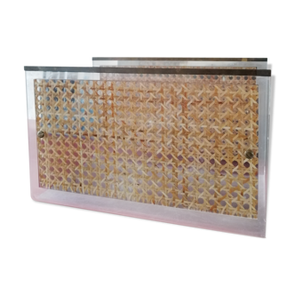 Porte magazines plexiglass 80s