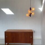 Pendant lamp space age purple light