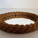 Miroir rond en corde d'Audoux Minet
