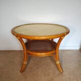 Rattan coffee table