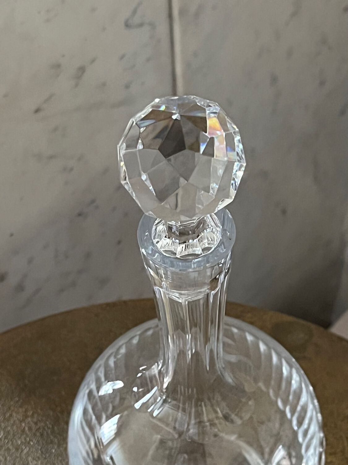 Baccarat crystal carafe