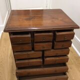 Piece of furniture with drawers style marine mahogany