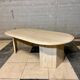 Travertine coffee table