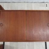 Kai Kristiansen vintage teak shelf modular system for FM Mobler