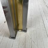 Table basse chrome laiton Romeo Rega