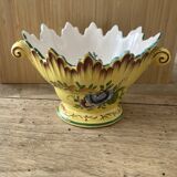 Coupe, cache-pot en faïence