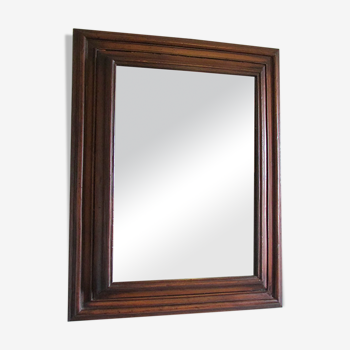 Miroir en bois naturel teinté 97x75cm