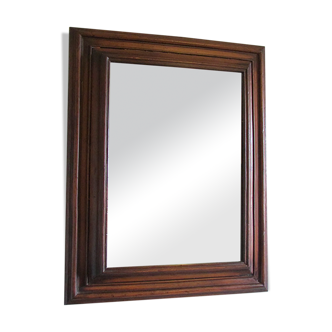 Tinted natural wood mirror 97x75cm