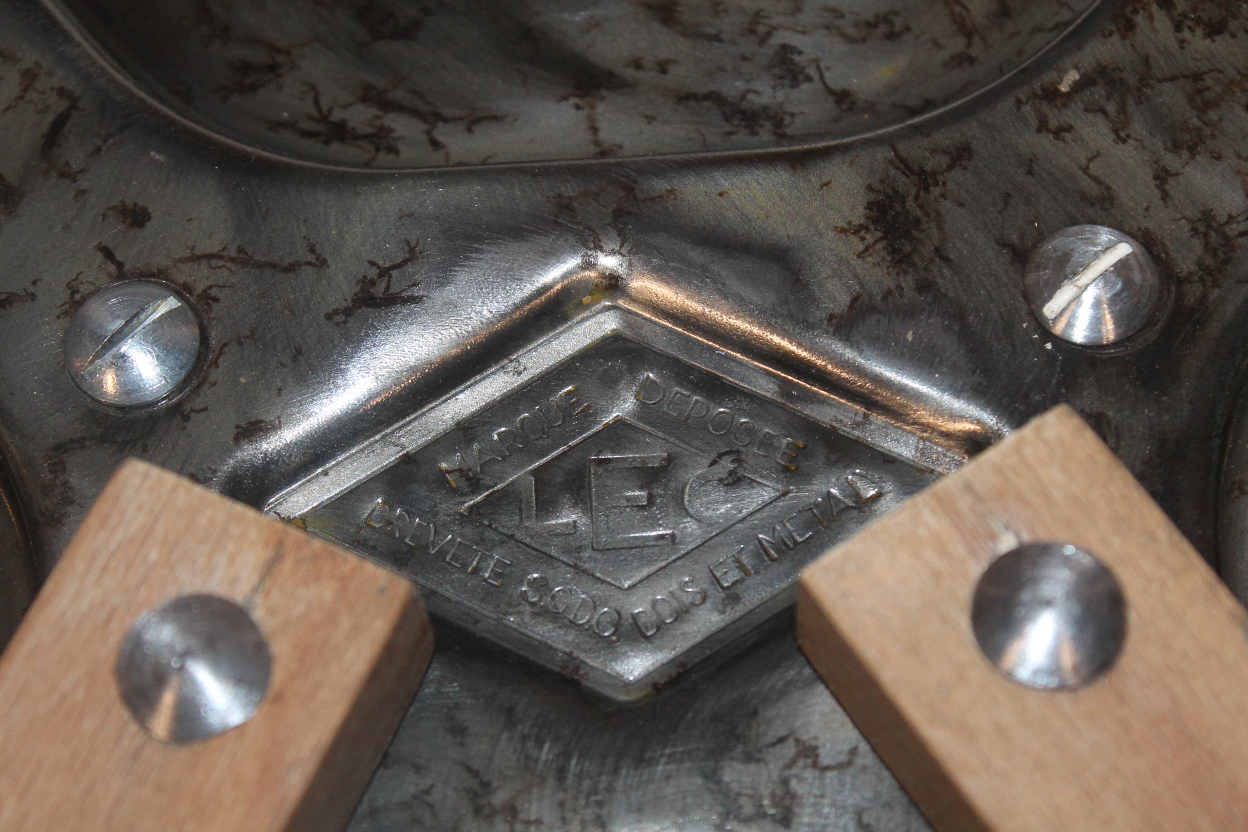 Set of two vintage LEC chairs