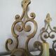 Brass sconces