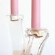 Two-branched crystal bougeoir by Daum France