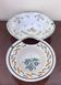 Two earthenware beard dishes – Moustiers and East of France