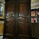 Louis XV period wardrobe in solid walnut