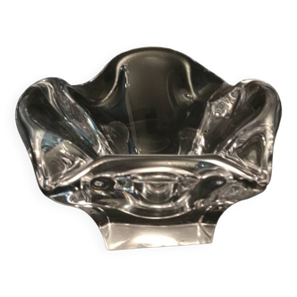 Old crystal ashtray