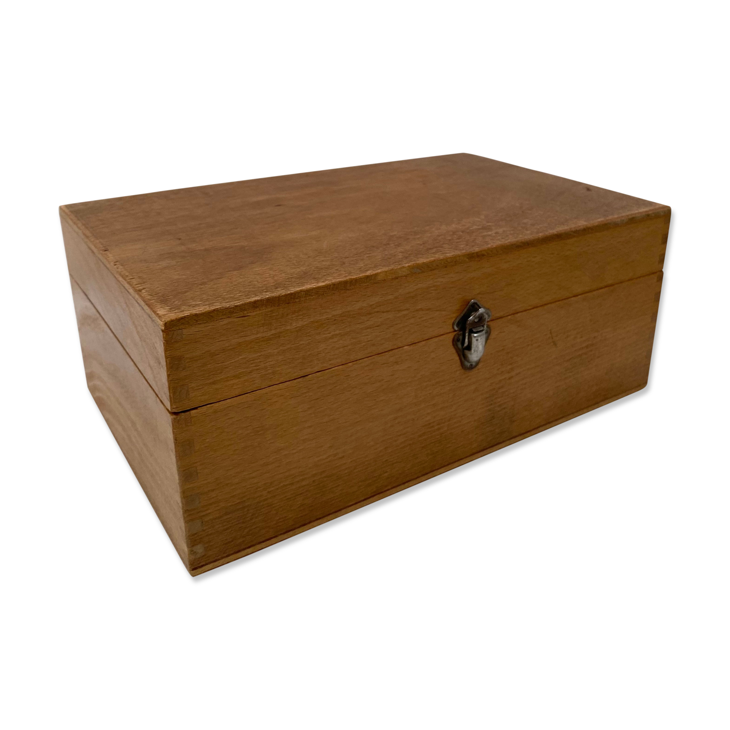Old wooden box from the 70s