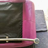 Pair of 80s leather sofas