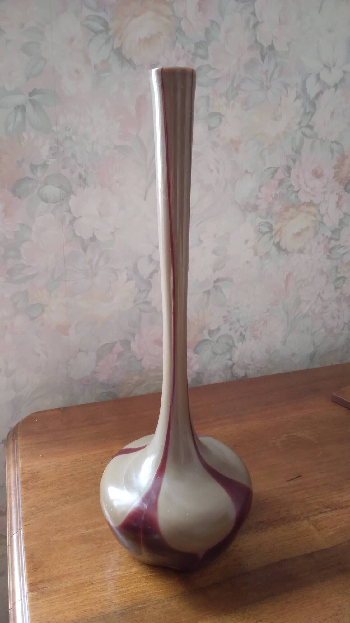 Soliflore vase "Onion of Jemeppe" from the Val Saint Lambert crystal factory