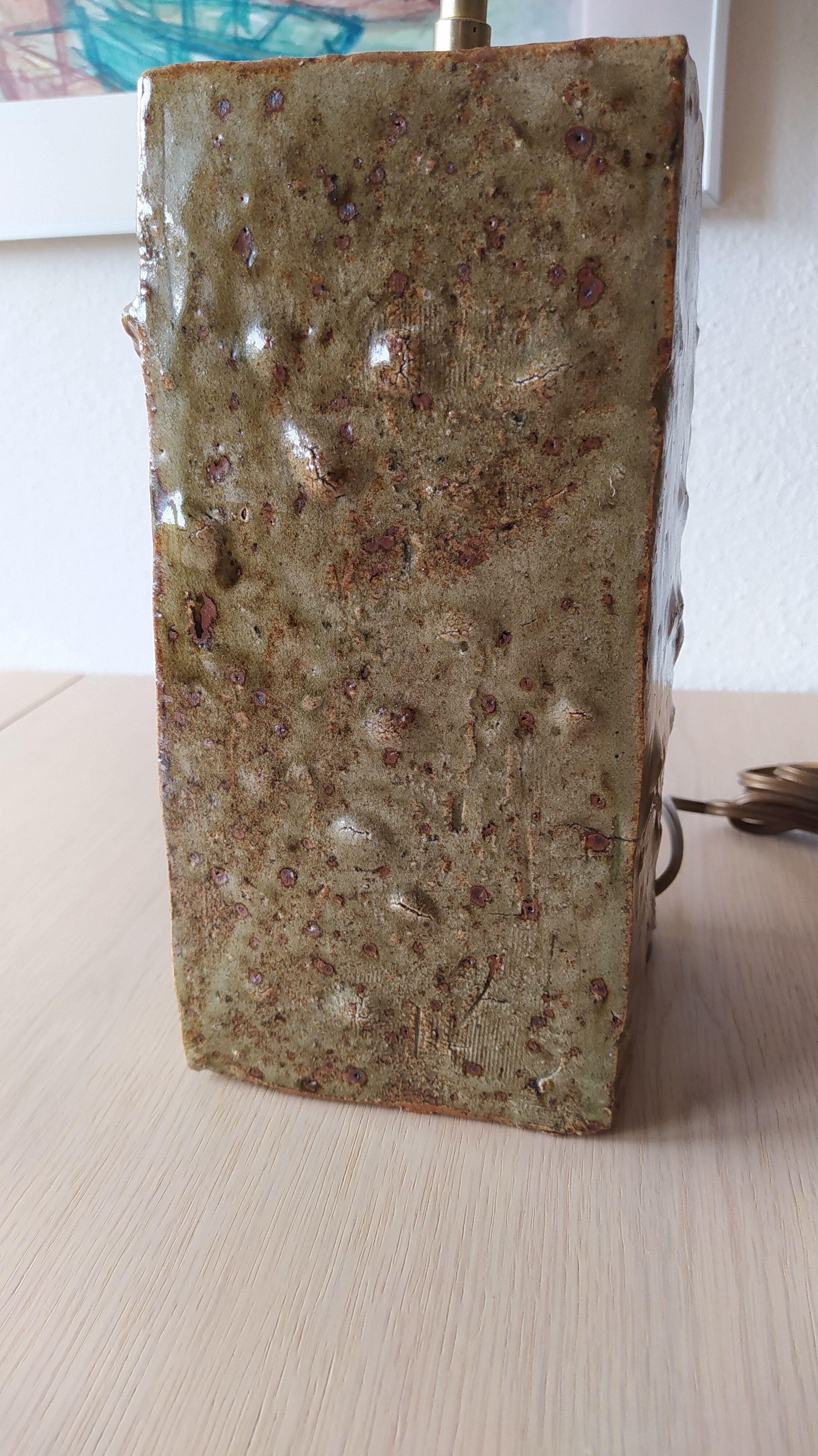 Ceramist lamp foot