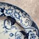 Large ironstone dish Creil & Montereau – Flora model – 30.5 cm