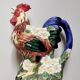 Pichet coq barbotine