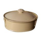 Bowl oval earthenware Sarreguemines XIX