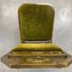 Art Nouveau chair in brass