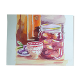 Watercolor on paper