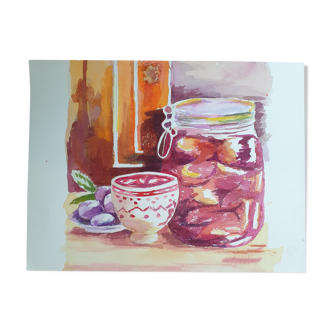 Watercolor on paper