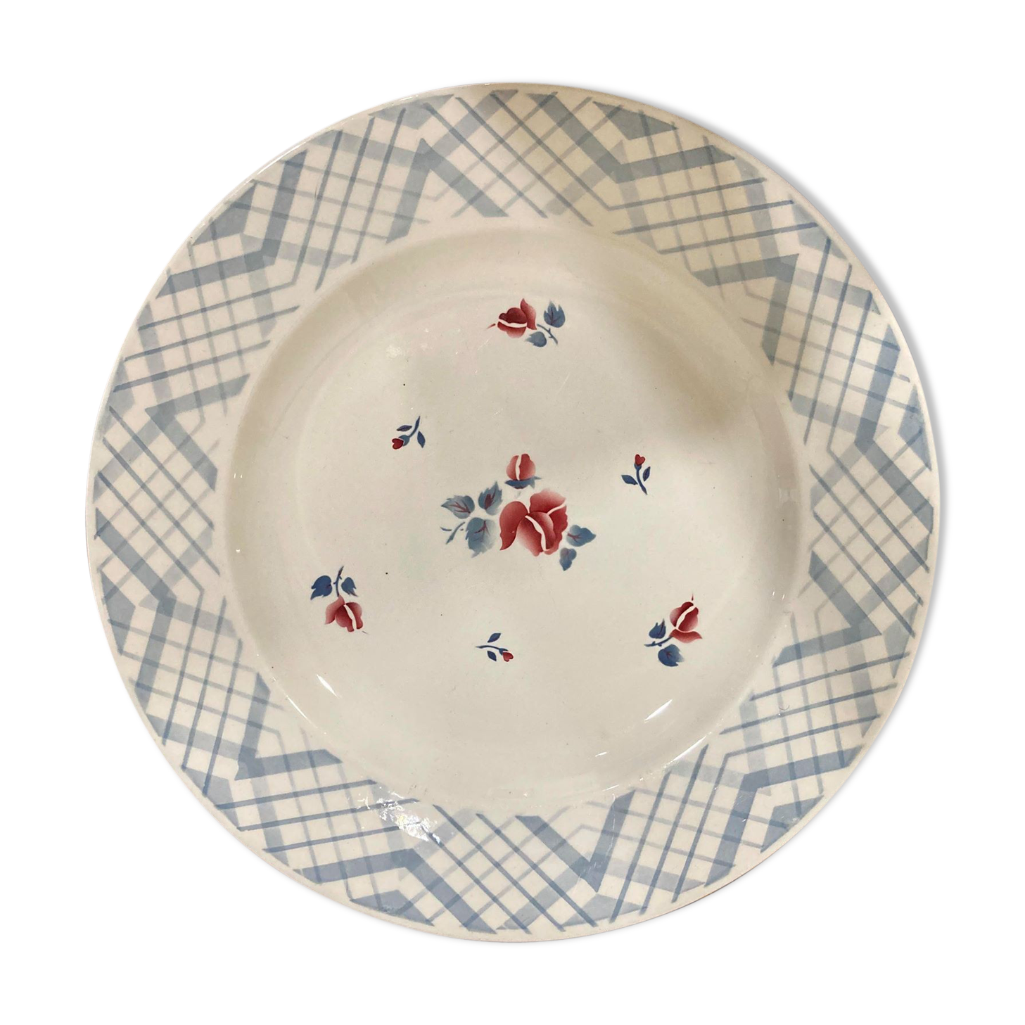 Round dish Digoin Sarreguemines