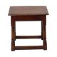Tabouret en chêne massif anglais, 19e siècle