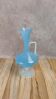 Blue opaline vase on a stand – vintage