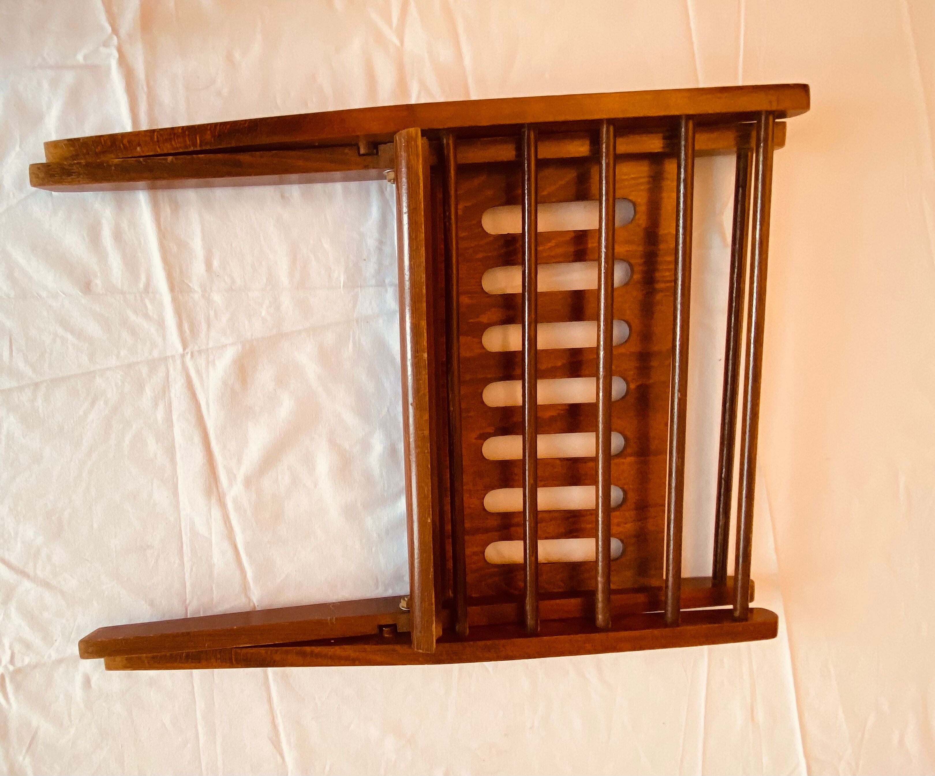 Foldable wooden magazine door